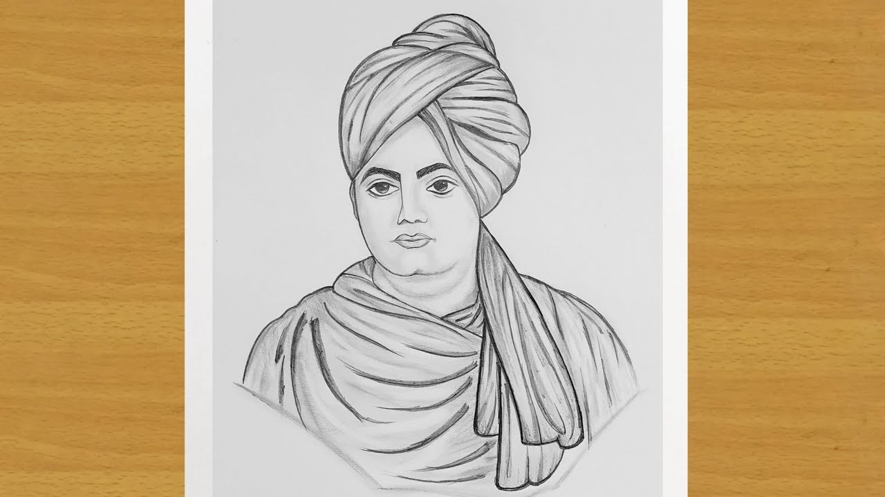 Swami Vivekananda Drawing by Subarna Laha - Pixels